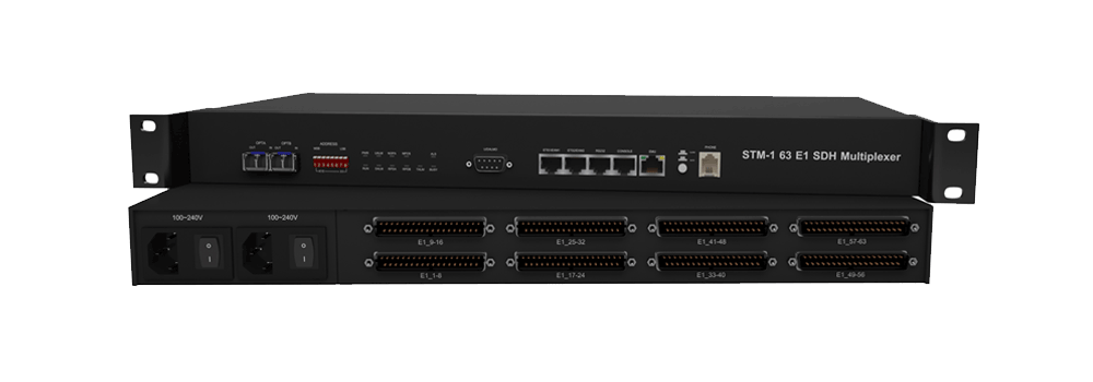 STM-1, 63 E1 (Optical / Electrical) Add-Drop SDH Multiplexer